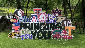 Sign Gypsies Now Offers Collegiate Signs in their Yard Greetings